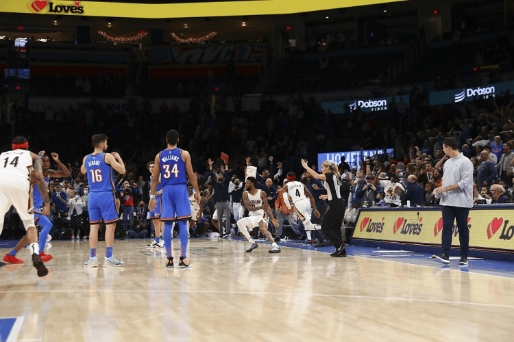 NBA5大超远绝杀!吉迪14.3米绝杀湖人,榜首送18.6米神仙球